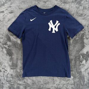 Nike New York Yankees Derek Jeter Tee Men Small Baseball Jersey T Shirt Vintage